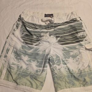 US Apparel Men's Summer Holiday Micro Fiber Quick Dry Swim Trunks Size L
